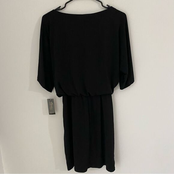 Thalia Sodi Womens Studded Cold Shoulder Casual Dress Black S - Picture 5 of 5